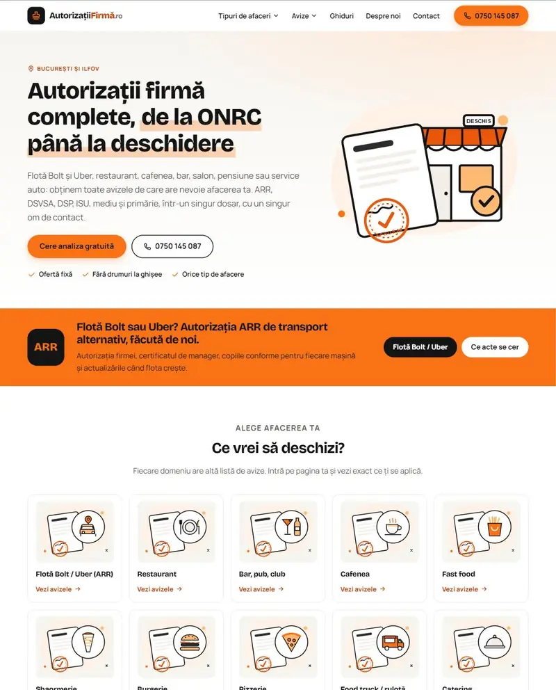 Pagina de start
