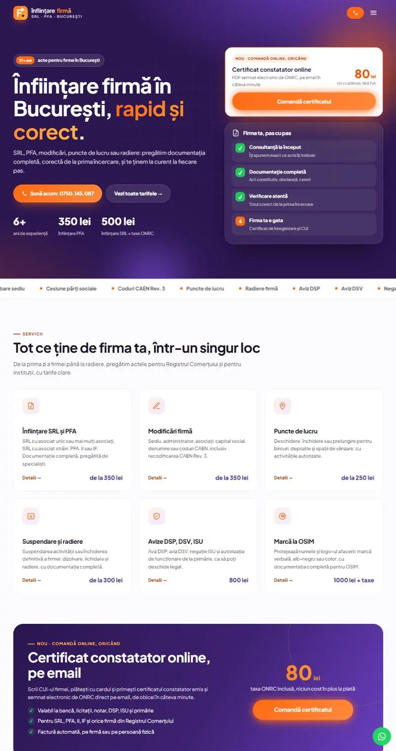Site-ul după reconstrucție